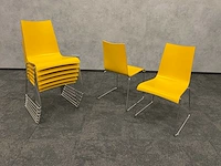 8x van der sluis - nestelbare kantinestoel - afbeelding 8 van  9