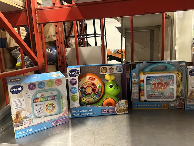 8x vtech speelgoed w.o. storikid, music'kid, interactieve video microscoop - afbeelding 2 van  8