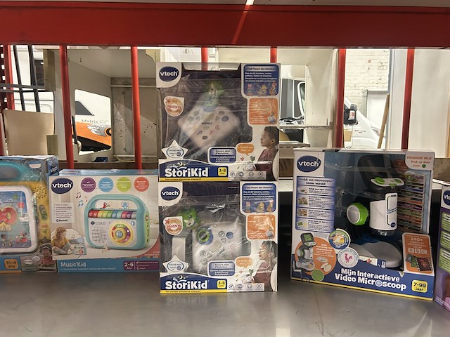 8x vtech speelgoed w.o. storikid, music'kid, interactieve video microscoop - afbeelding 3 van  8