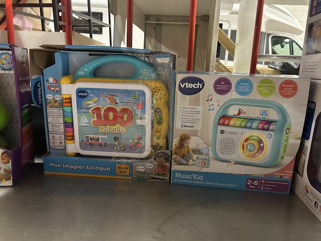 8x vtech speelgoed w.o. storikid, music'kid, interactieve video microscoop - afbeelding 6 van  8