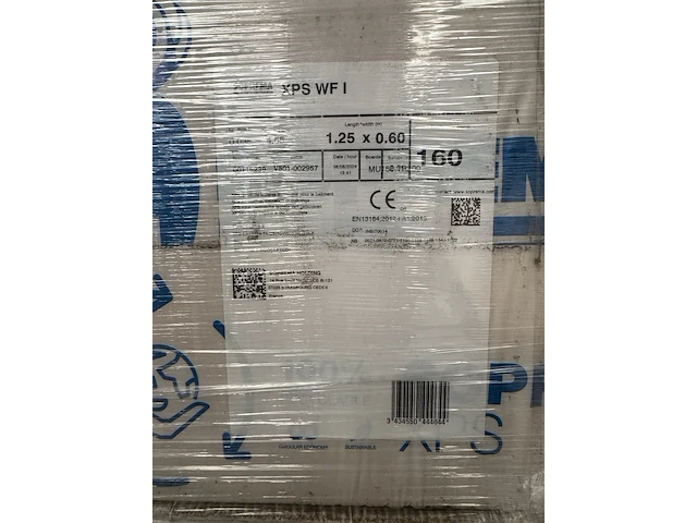 8x xps wfi 1250x600x160mm rd:4.44 2pl/pak(=1,50m²) soprema - afbeelding 3 van  3