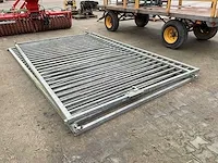 8x2,5 m dubbele toegangspoort - afbeelding 1 van  9