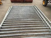 8x2,5 m dubbele toegangspoort - afbeelding 2 van  9