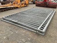 8x2,5 m dubbele toegangspoort - afbeelding 3 van  9