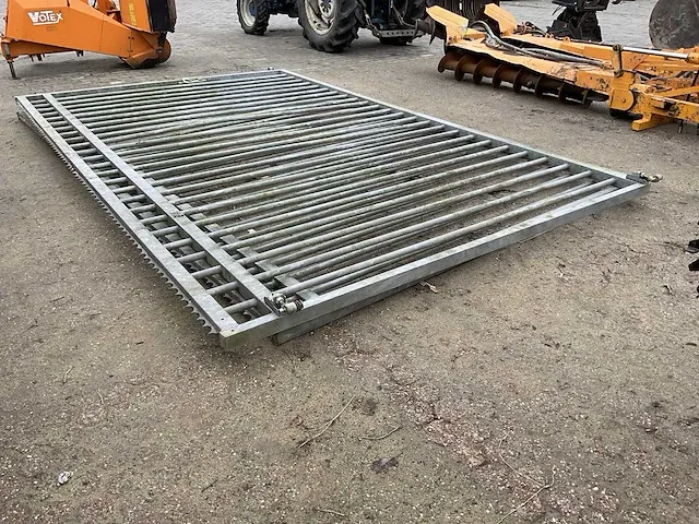 8x2,5 m dubbele toegangspoort - afbeelding 7 van  9