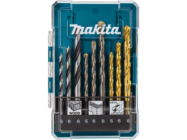 9-delig accessoires borenset makita - afbeelding 1 van  4