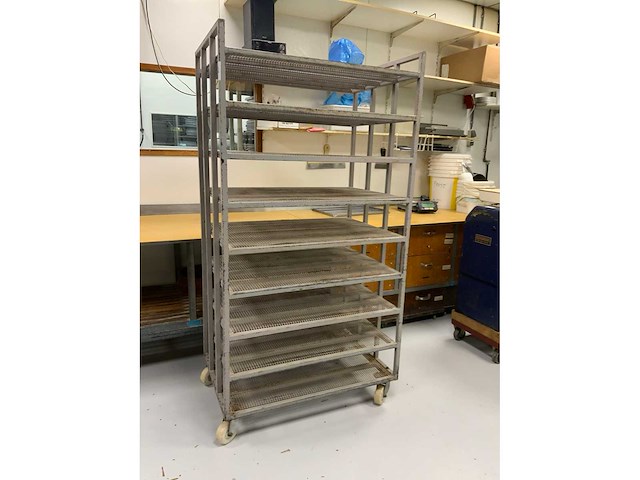 9-delige brood afkoelwagen (2x) - afbeelding 4 van  6