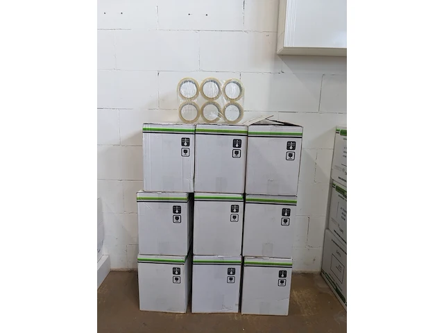 9 doos a 36 rol transparante tape - afbeelding 1 van  4
