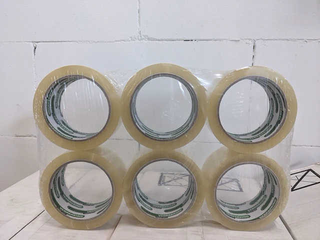 9 doos a 36 rol transparante tape - afbeelding 2 van  4