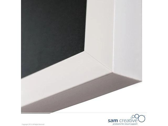 9 krijtbord magnetisch witte lijst 60x90 cm sam creative, possh060090 - afbeelding 2 van  4