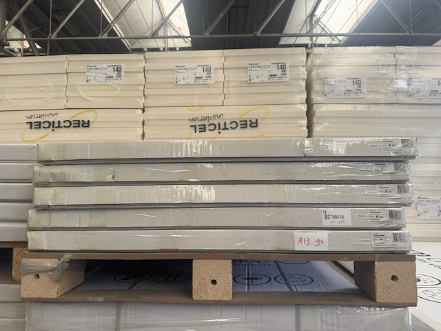 9 krijtbord magnetisch witte lijst 60x90 cm sam creative, possh060090 - afbeelding 3 van  4