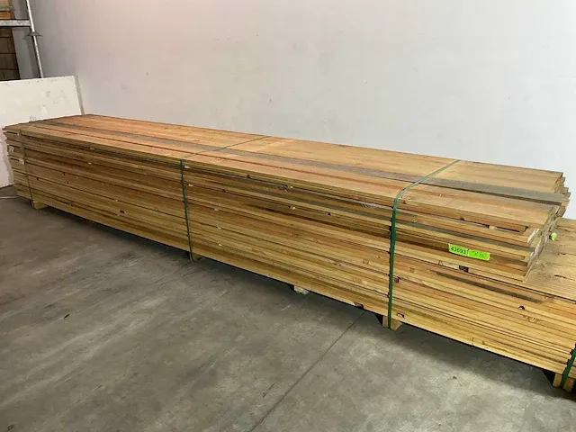 9 m² douglas semi-ribbel - vlonderplank 495x14x2,5 cm - afbeelding 1 van  6