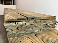 9 m² douglas semi-ribbel - vlonderplank 495x14x2,5 cm - afbeelding 4 van  6