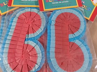 9 stuks pinta blinddoek