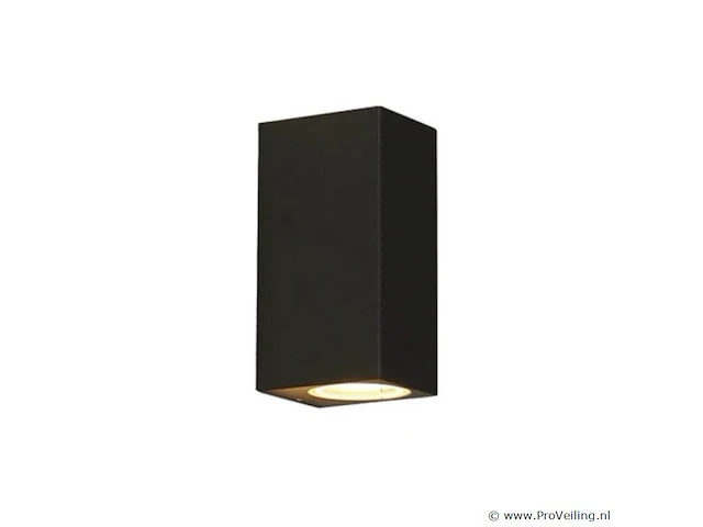 9 x gu10 rechthoek dubbele stroom buiten wandlamp – ip65 waterdicht - afbeelding 2 van  4