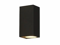 9 x gu10 rechthoek dubbele stroom buiten wandlamp – ip65 waterdicht - afbeelding 2 van  4
