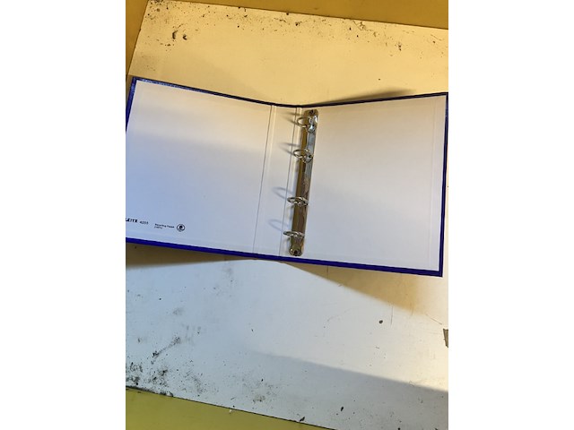 9 x ringband a4 4rings blauw - afbeelding 1 van  5