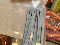 9 x zak met elk 10 rubberen ringen campking 80 x 90 x 5 mm - afbeelding 2 van  5