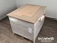 91 m2 spc pvc-click tegel met vilt ondervloer - 900 x 290 x 6,5 mm - afbeelding 3 van  4