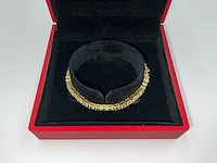 925 sterling zilver/goudkleurige armband - afbeelding 2 van  7
