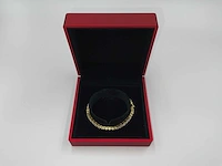925 sterling zilver/goudkleurige armband - afbeelding 4 van  7