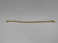 925 sterling zilver/goudkleurige armband - afbeelding 6 van  7