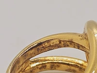 925 zilveren ring met goldplating - anna valerie adolf - afbeelding 4 van  4