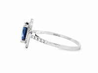 950 platina ring met 2,20 crt natuurlijke diamant. - afbeelding 4 van  13