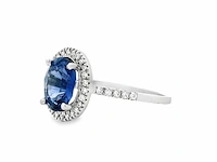 950 platina ring met 2,20 crt natuurlijke diamant. - afbeelding 8 van  13