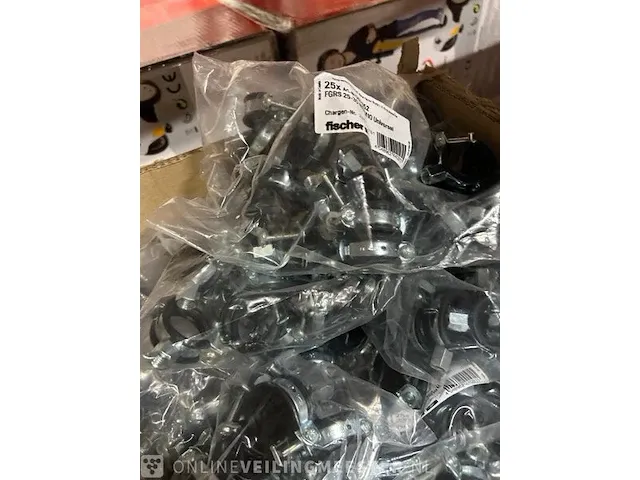 950x scharnierende snelsluitende pijpbeugel fischer, fgrs universal m8/m10 25-30 - afbeelding 3 van  4