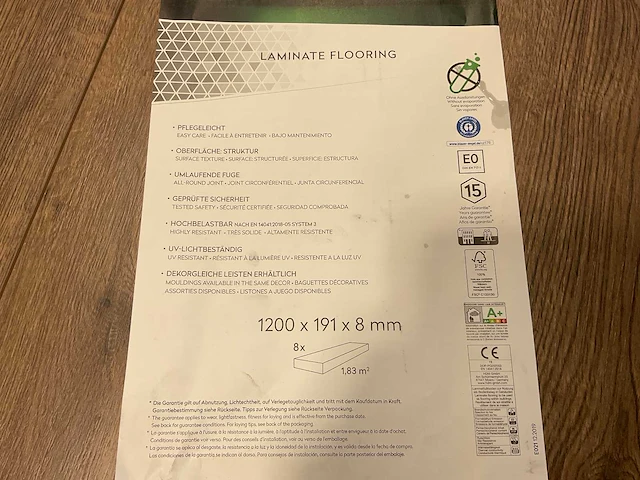95,1m² purity glow douglas antiek laminaatvloer - afbeelding 5 van  10
