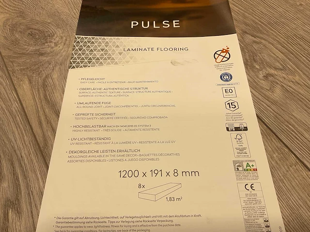 95,1m² purity pulse modern eiken laminaatvloer - afbeelding 6 van  11