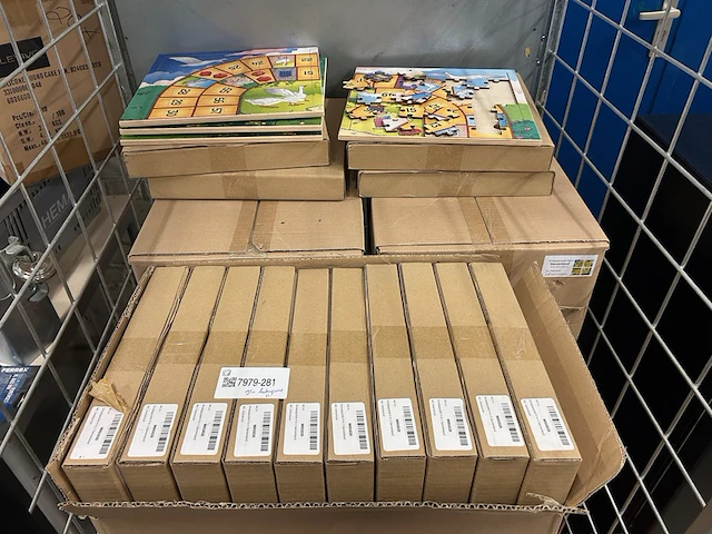 95x houten puzzel ganzenbord 4-delig - afbeelding 7 van  10