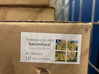 95x houten puzzel ganzenbord 4-delig - afbeelding 10 van  10