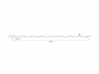 96,2m2 dakplaat 3500 x 1100mm - afbeelding 2 van  9