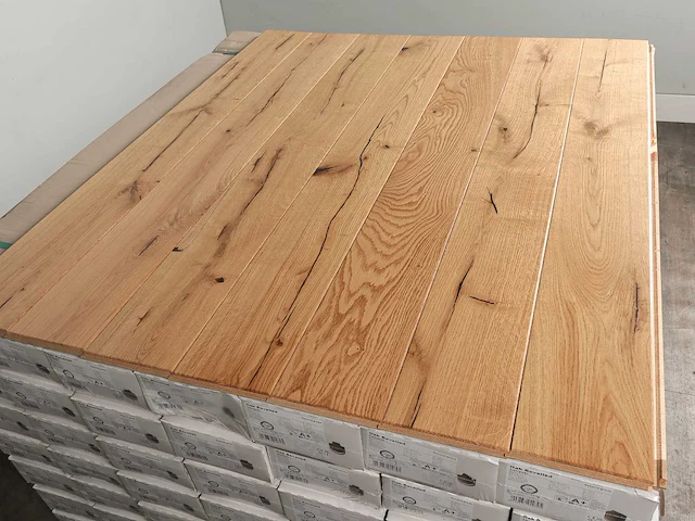 99 m2 parket eiken multiplank - 1092 x 130 x 14 mm - afbeelding 3 van  4
