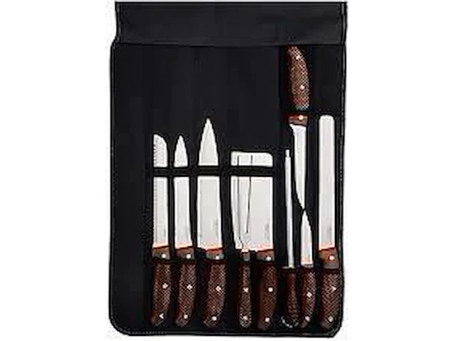 9delige set koksmessen in etui - afbeelding 1 van  4