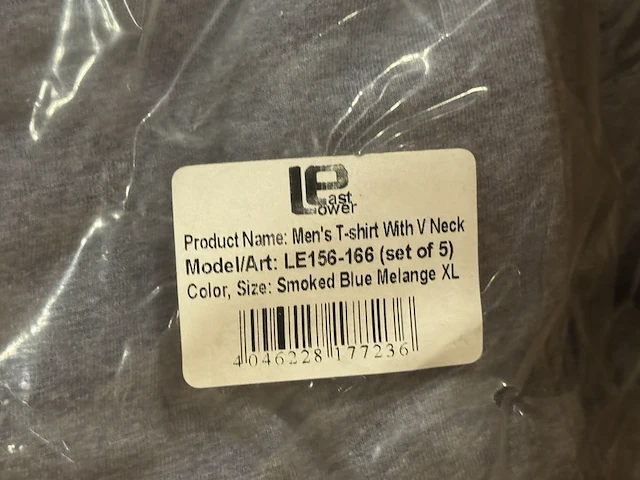 9x 5-pak heren t-shirt maat xl lower east - afbeelding 4 van  4