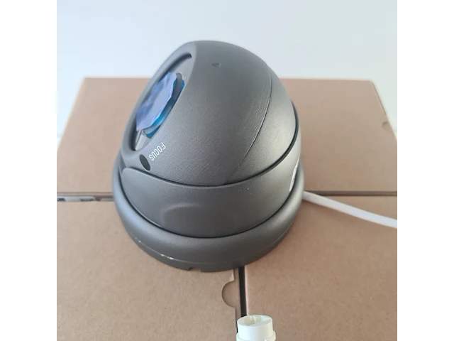 9x 5mp dome ip camera herospeed, cpc412g ir ip5, antraciet - afbeelding 3 van  4