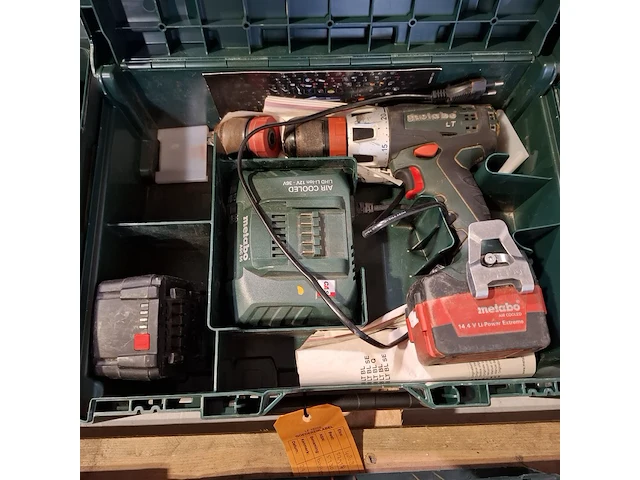 9x accu boormachine, metabo - afbeelding 2 van  12