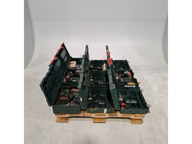 9x accu boormachine, metabo - afbeelding 1 van  12