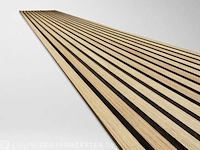 9x akoestisch wandpaneel 280x60cm, classic oak, 2025, sanderz - afbeelding 1 van  2