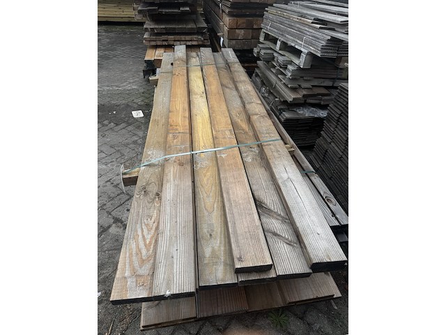 9x douglas balk | geschaafd , 4,5 x 14,5 x 300 cm - afbeelding 1 van  2