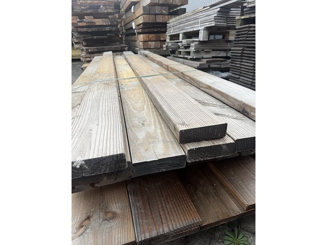 9x douglas balk | geschaafd , 4,5 x 14,5 x 300 cm - afbeelding 2 van  2