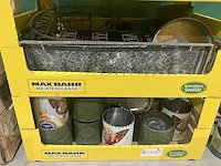 9x dozen ijzeren decoratie - afbeelding 3 van  12