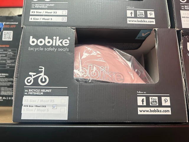 9x fietshelm, bobike - afbeelding 3 van  4