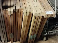 9x houten schragen inklapbaar - afbeelding 1 van  1