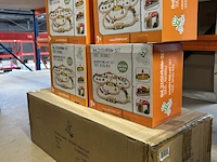 9x houten speelgoed treinrails 100-delig ultrakidz - afbeelding 5 van  5