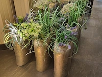 9x kunstplant in pot - afbeelding 2 van  4