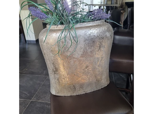9x kunstplant in pot - afbeelding 3 van  4